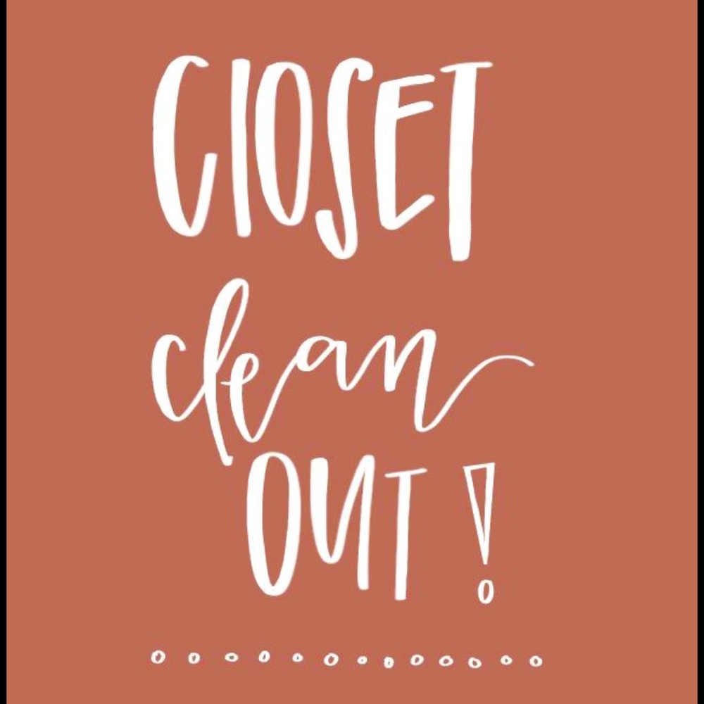 Closet Clean Out! Lowering everything 30 percent just for tonight!